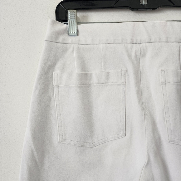 Spanx 20479R Cropped Wide Leg Classic White Pull-on Shaping Pants in size Medium - Picture 8 of 10
